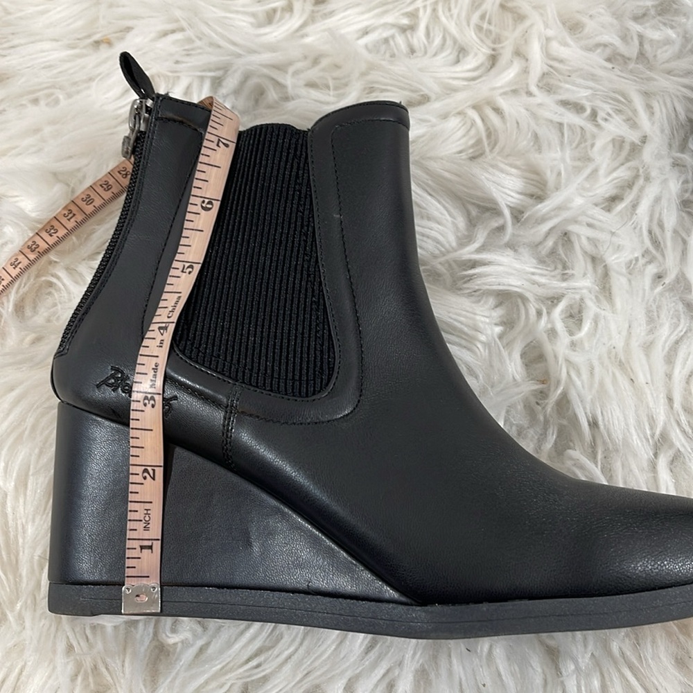 Blowfish Malibu Praline Wedge Vegan Booties Boots Black Size 9 NEW - Picture 13 of 16
